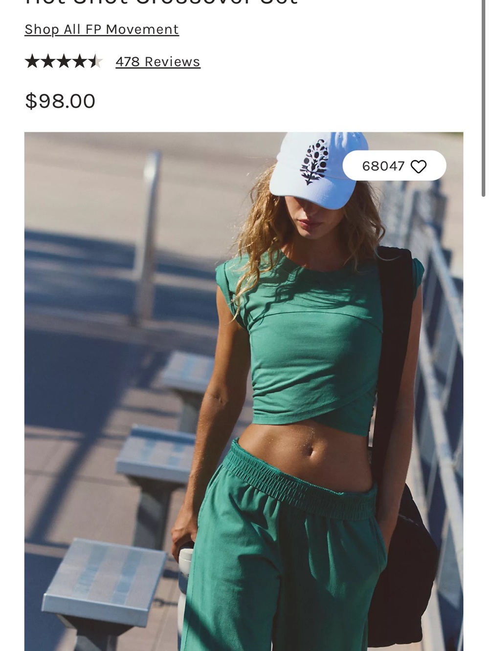Free People Hot Shot Crossover Set